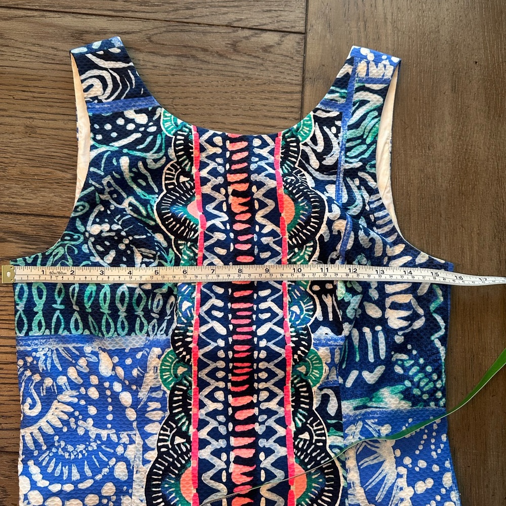 Lilly Pulitzer Mila Stretch Shift Dress Leied Back Engineered Size 2 EUC - Picture 9 of 11